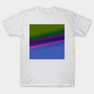 blue green grey texture abstract art T-Shirt